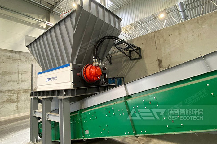 生活垃圾預破碎篩分細破處理生產(chǎn)線項目