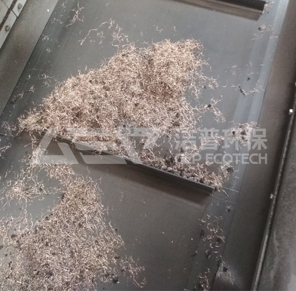 輪胎磨粉20mm鋼絲分離