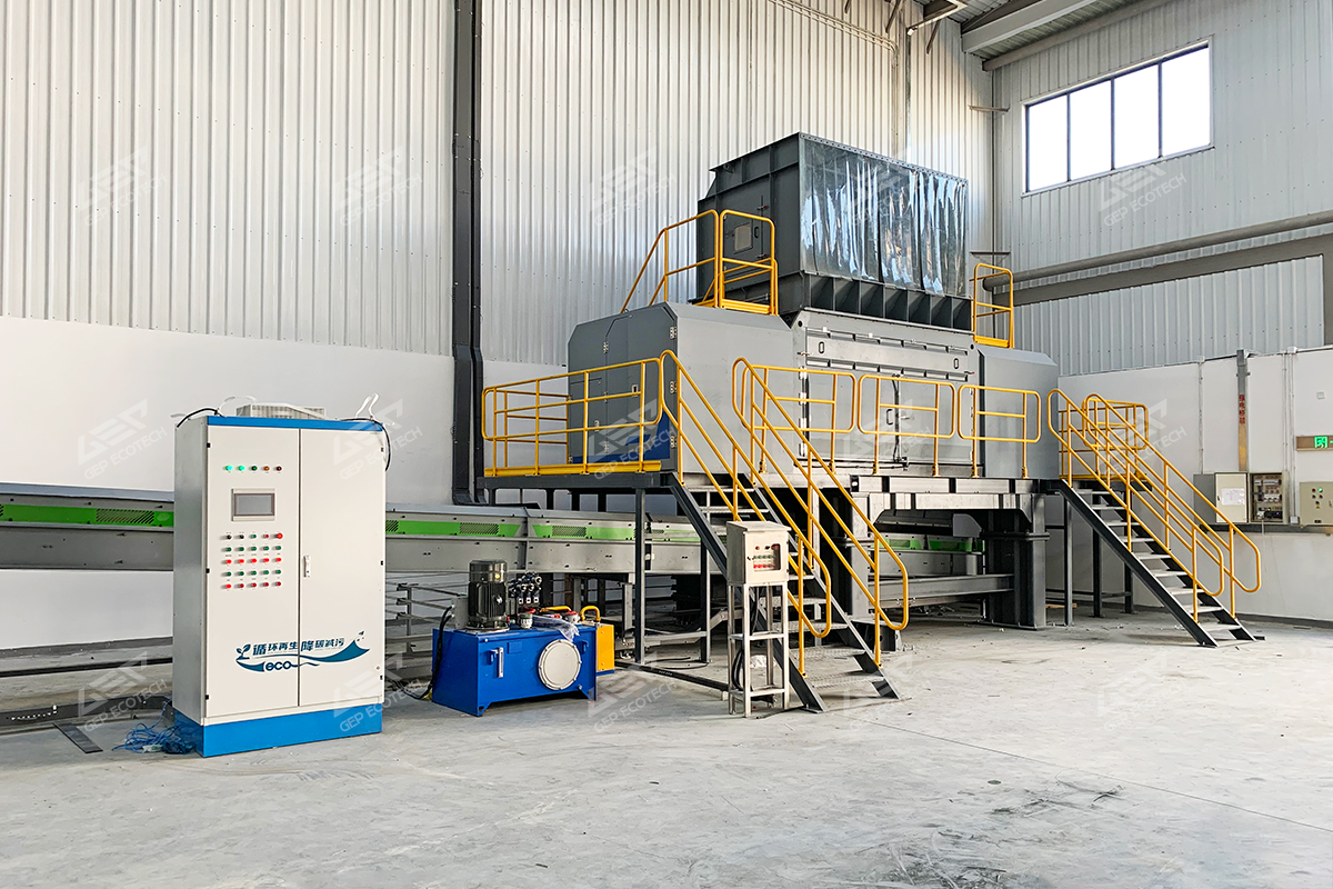 大件垃圾處理設(shè)備現(xiàn)場