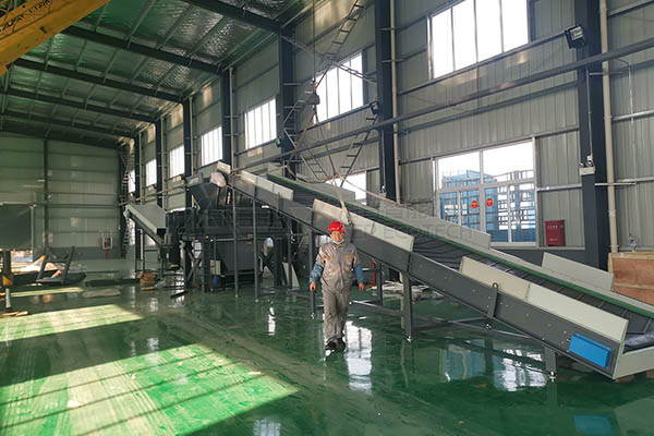 江蘇大件垃圾處理設(shè)備，大件垃圾破碎機(jī)處置系統(tǒng)案例介紹