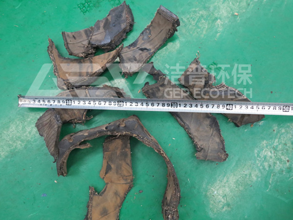 廢舊輪胎破碎裂解生產(chǎn)線，附舊輪胎破碎裂解工藝流程