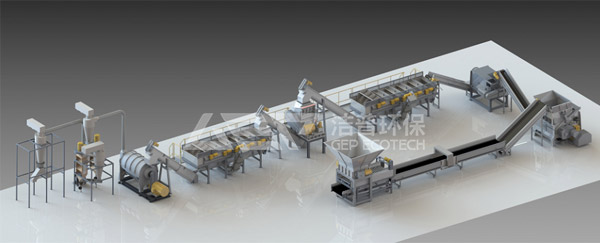 廢舊塑料再生顆粒的工藝流程