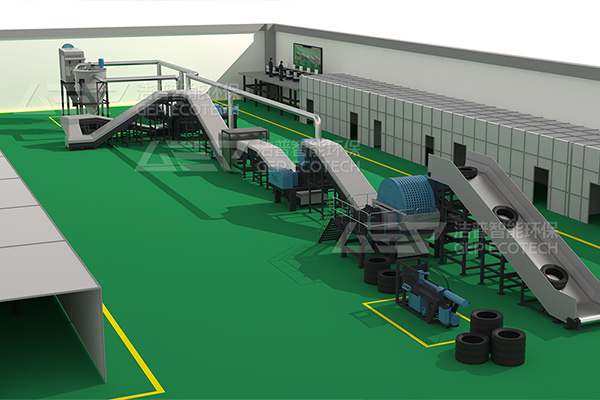 廢舊輪胎再生利用流程，廢舊輪胎資源化再生利用項(xiàng)目介紹