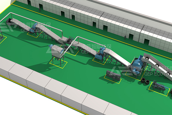 輪胎雙軸撕碎機參數(shù)介紹，推薦輪胎撕碎機生產(chǎn)廠家