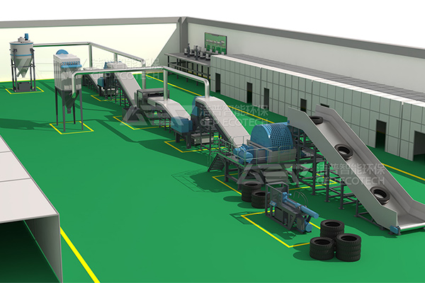 廢輪胎破碎需要哪些手續(xù)？輪胎破碎工藝流程