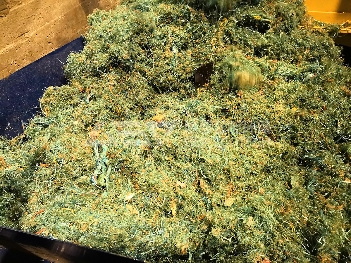 塑料破碎處理后